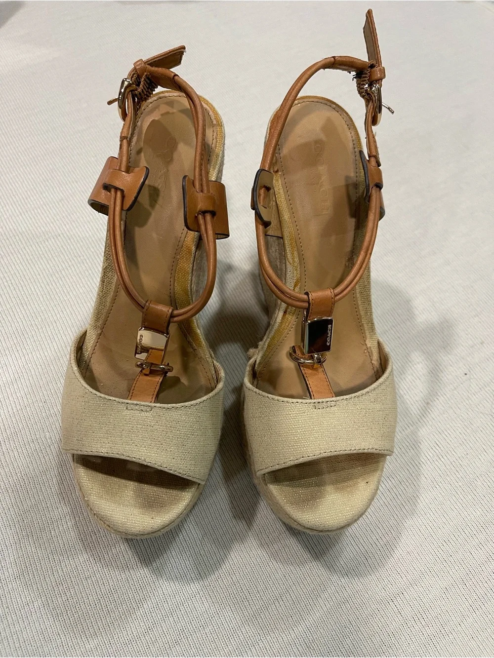 Coach Linden Wedge Sandal Women Size 5B